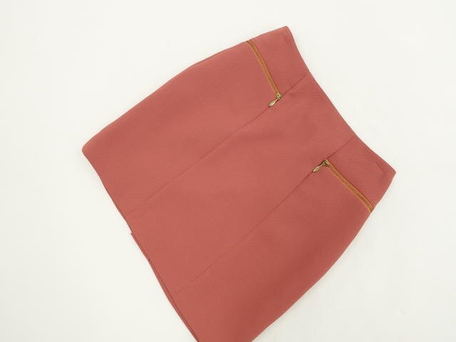 美品 プロポーションボディドレッシング PROPORTION BODY DRESSING ミニ丈 セミタイトスカート 1 ダスティピンク 【メール便可】拍卖