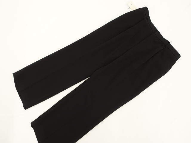 大きいサイズ 訳あり未使用品 ニッセン n' ワンタックスラックス 春夏ブラックフォーマル 4L ブラック 礼服 冠婚葬祭拍卖