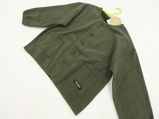 キッズ 新品タグ付 Covinha 長袖 カーディガン 110 グリーン 【メール便可】拍卖