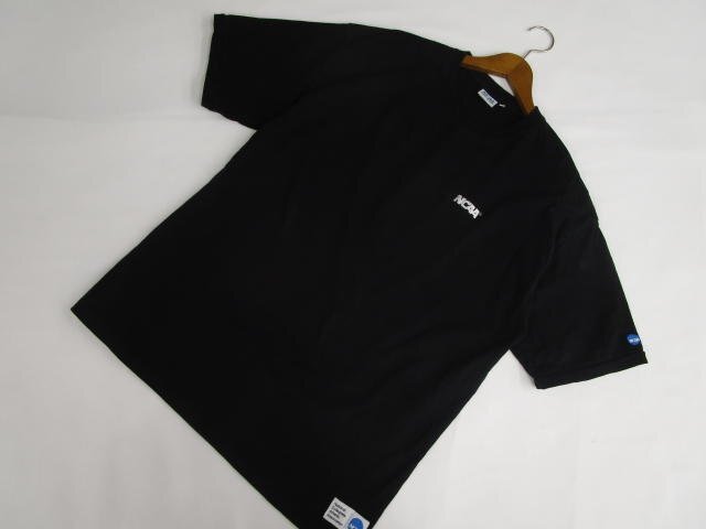 メンズ 美品 エヌシーエーエー NCAA 半袖 クルーネック Tシャツ XL ブラック拍卖