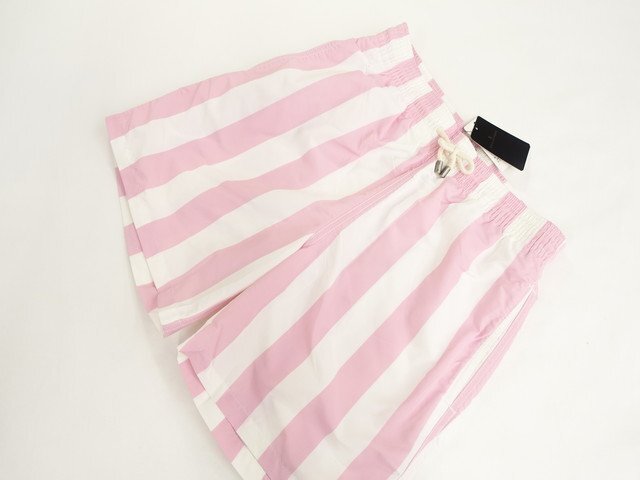 定価\18,000 メンズ 新品タグ付 SOLID & STRIPED ショートパンツ スイムウエア XS ピンク ホワイト ストライプ柄拍卖