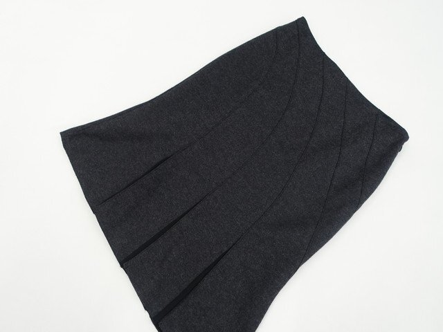 美品 クード シャンス COUP DE CHANCE ひざ丈 フレアスカート 36 ブラック拍卖