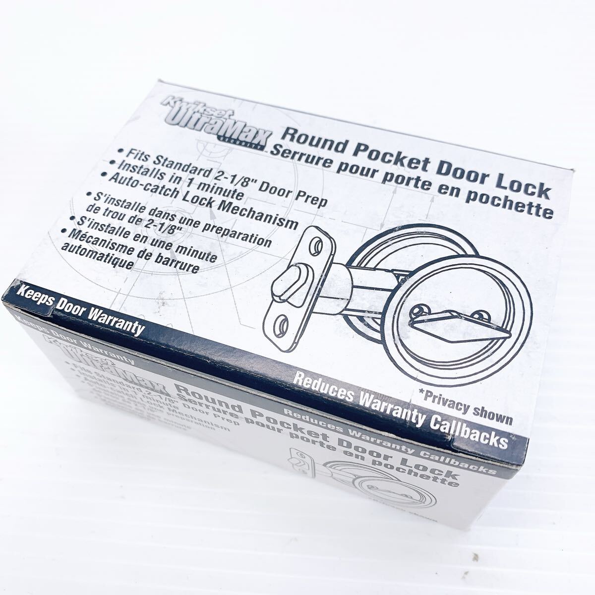 Kwikset クイックセット Round Pocket Door Lock ドアノブ ドアハンドル アンティーク インテリア 建具 建築 扉 93350-013拍卖