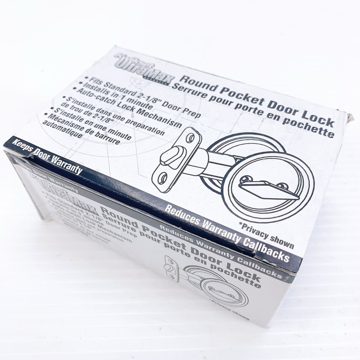 Kwikset クイックセット Round Pocket Door Lock ドアノブ ドアハンドル アンティーク インテリア 建具 建築 93350-013 鍵 拍卖