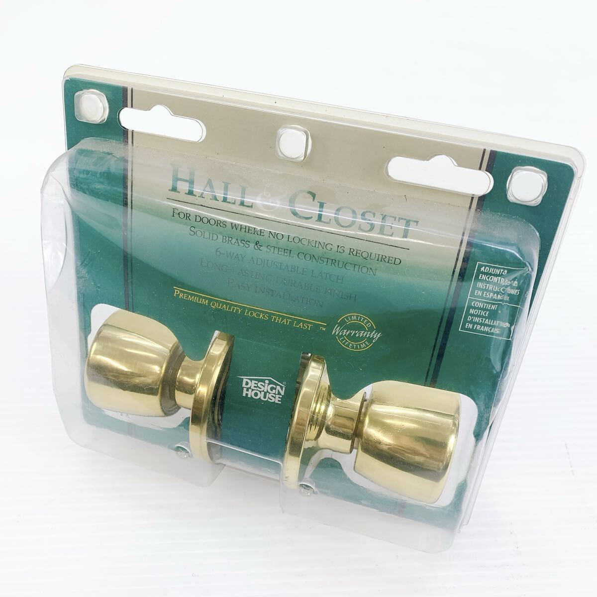DESIGN HOUSE デザイン ハウス HALL CLOSET 800-558-8700 ドアノブ 建具 ドアハンドル アンティーク インテリア 建築 設備  拍卖