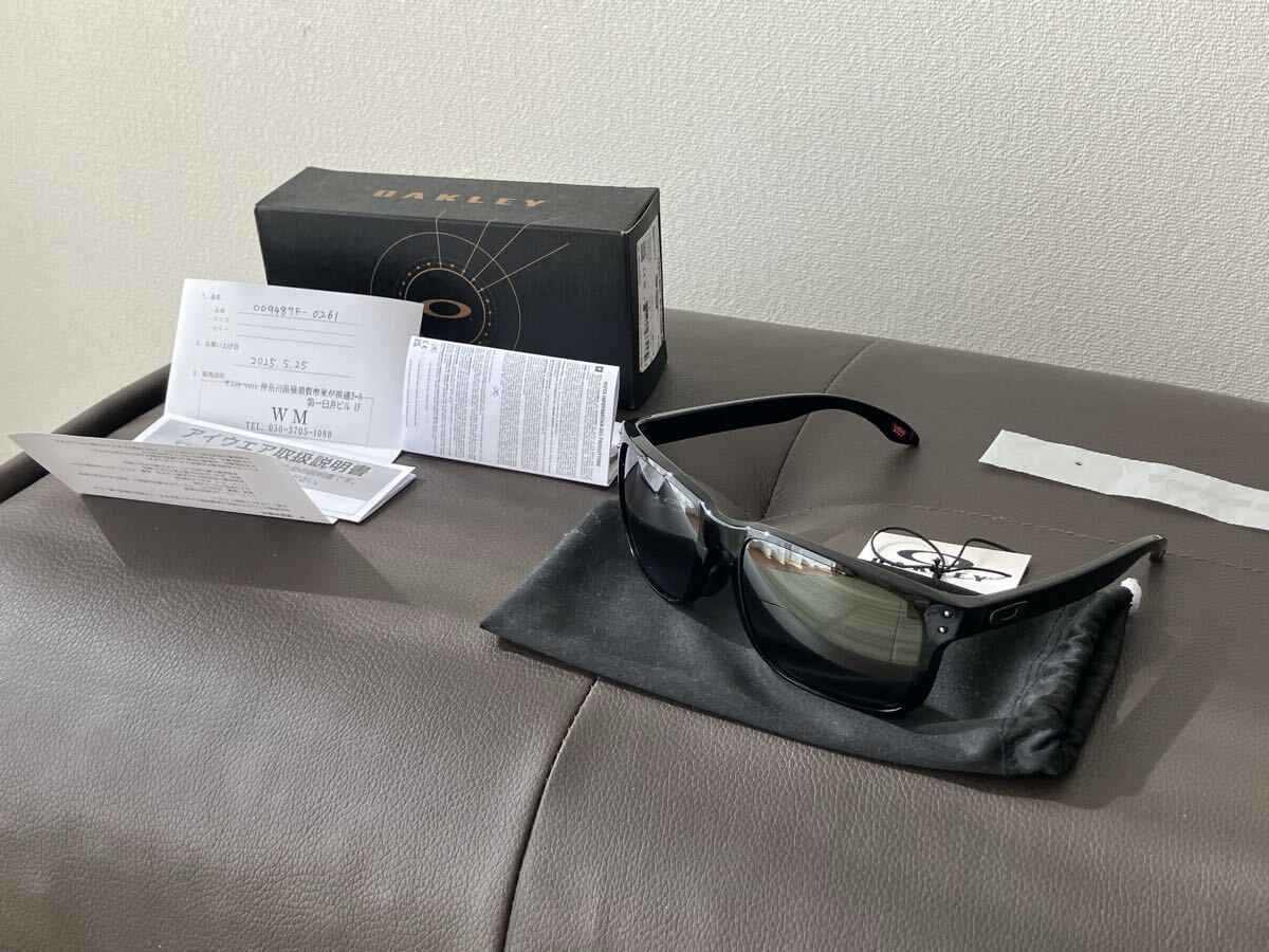 ノーズパッド(XXL)カスタム品 OAKLEY HOLBROOK XXL サングラス プリズムレンズ Polished Black / Prizm Black Iridium 拍卖