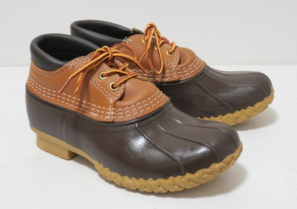 L.L.Bean レディース Bean Boots 茶 6W エルエルビーン ビーンブーツ ローカット拍卖