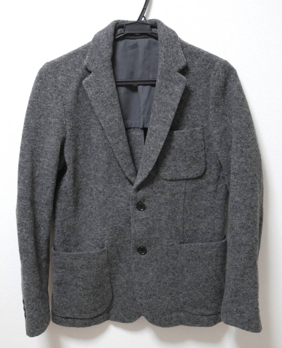 メンズビギ collective ウール テーラードジャケット グレー M 秋冬 ブレザー 拍卖