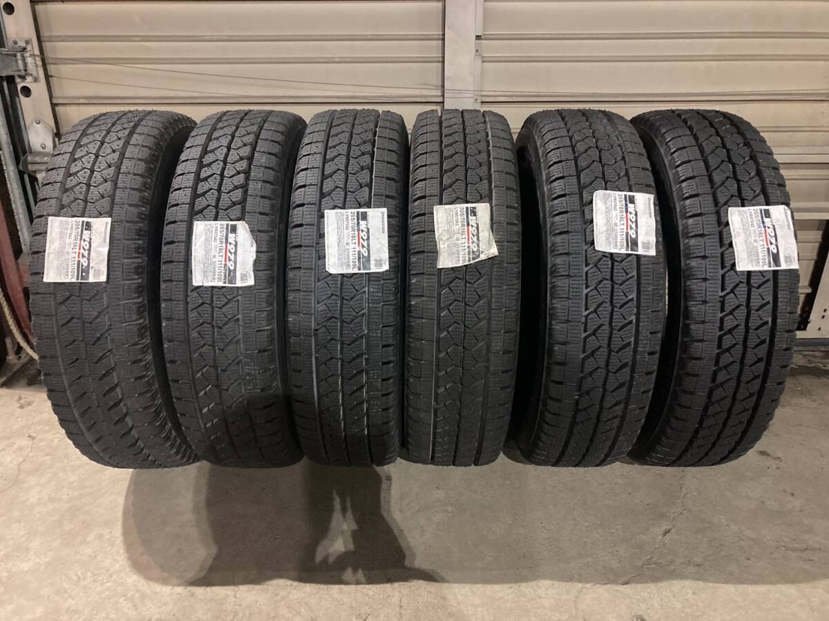 新品未使用 ブリヂストン ブリザック W979 21年 205/70R16 111/109L 6本セット BS 冬 スタットレス拍卖