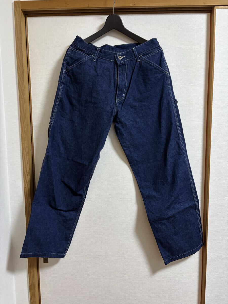 90s Lee carpenter リー カーペンター デニム ペインター 濃紺 美品拍卖