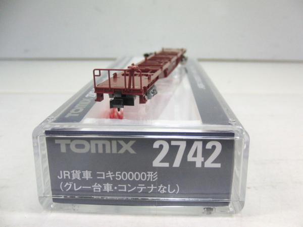 TOMIX 2742 コキ50000 グレー台車 コンテナなし拍卖