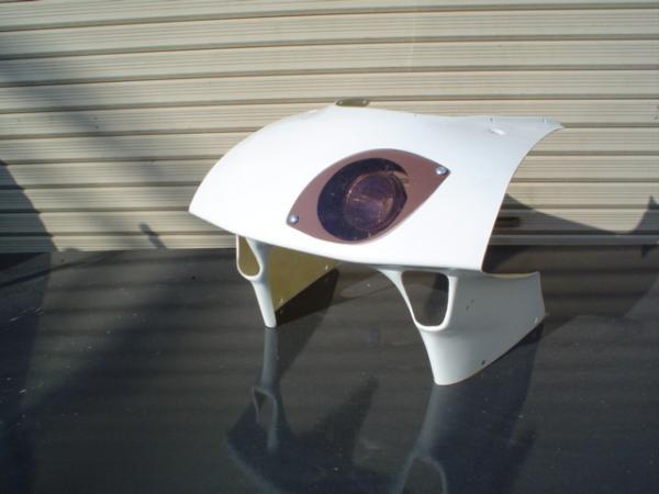 FRP製 NS-1用 耐久アッパーカウル type1 スモーク ライト付拍卖