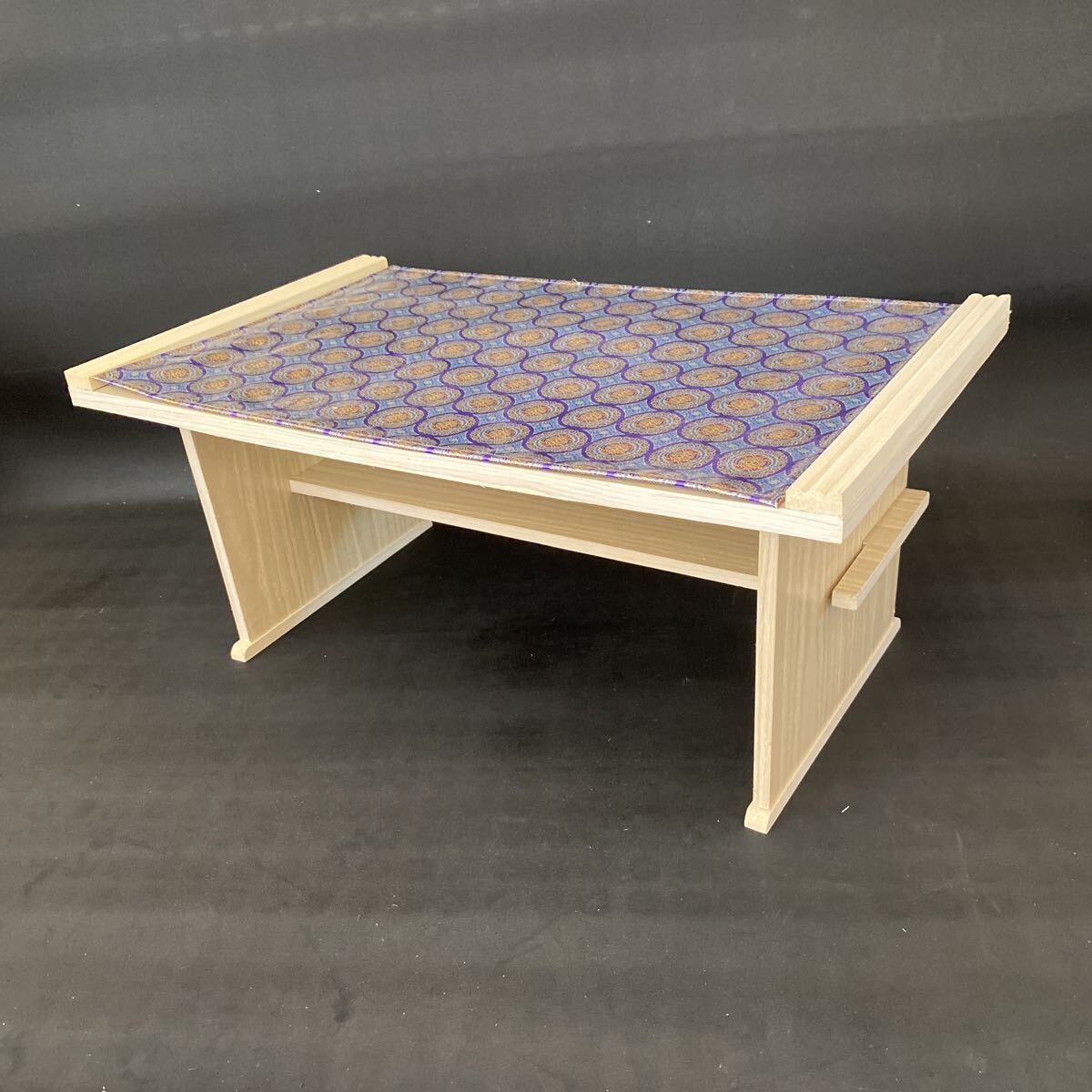 T4114 折りたたみ式経机 仏具台 供物台 お供え机 葬儀用品 枕机 仏具 祭壇 仏壇 法事 法要 拍卖