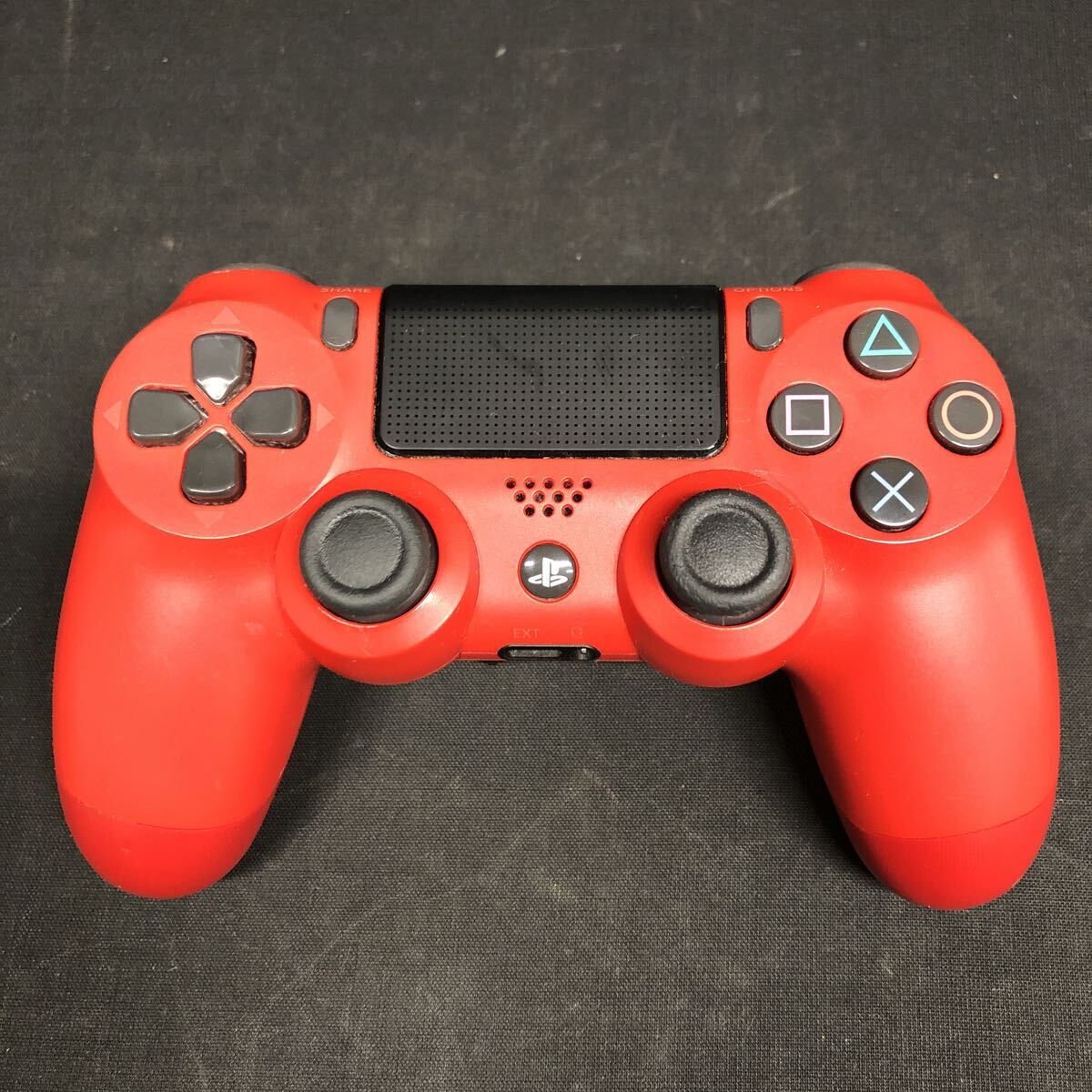 Y2334 【 PlayStation4 プレステ4 】純正ワイヤレスコントローラー DUALSHOCK 4 CUH-ZCT2J レッド 動作未確認 PS4 PlayStation4拍卖