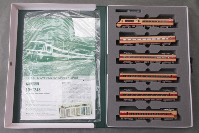 ☆車両美品☆ケース付き KATO 10-1248 381系 パノラマしなの 6両セット 鉄道模型 Nゲージ カトー拍卖