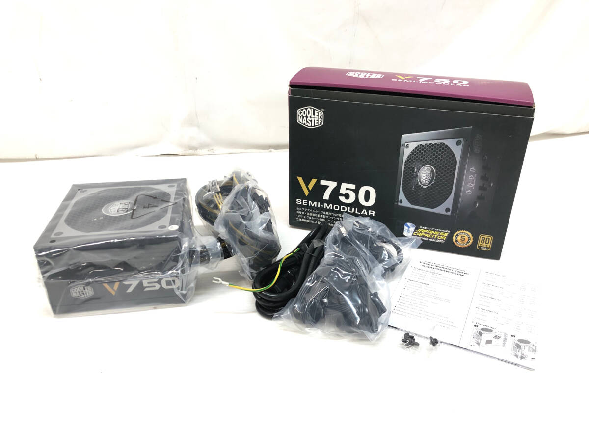 § B22200 CoolerMaster ATX 電源 750W V750 Semi-Modular RS750-AMAAG1-JP 現状品 ジャンク拍卖
