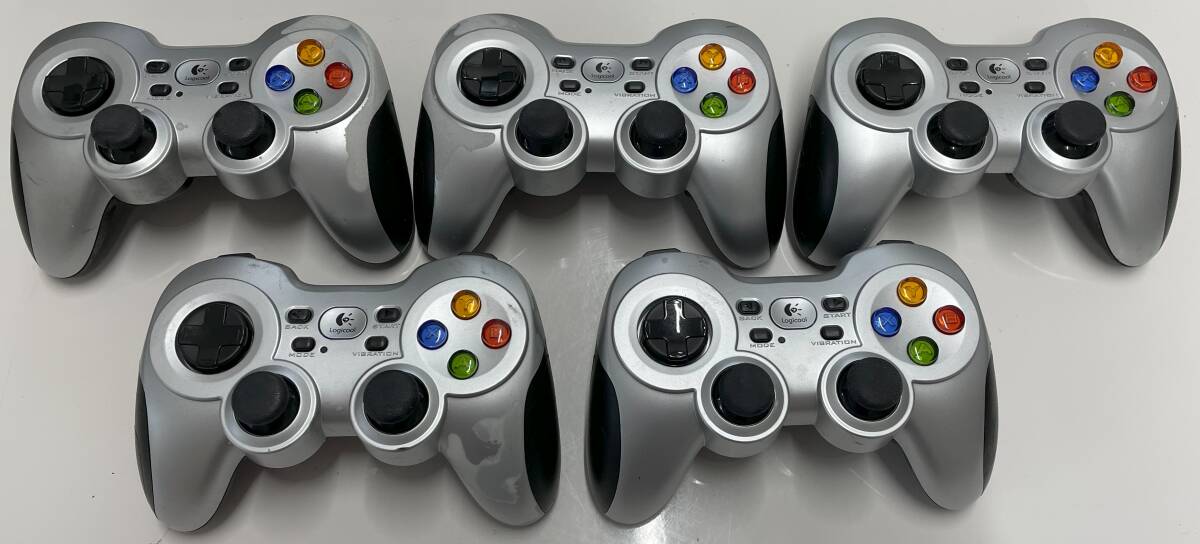 logicool Wireless Gamepad ロジクール ワイヤレス ゲームパッド F710 5個セット ジャンク 未検品 拍卖