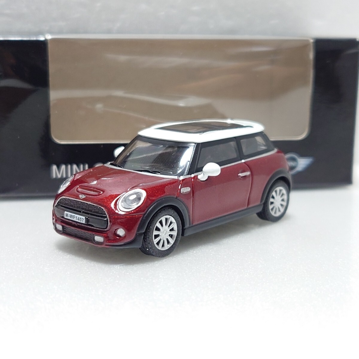 ディーラー販促 1/64 ミニクーパーS 赤 レッド Mini Cooper Red BMW Cararama 拍卖