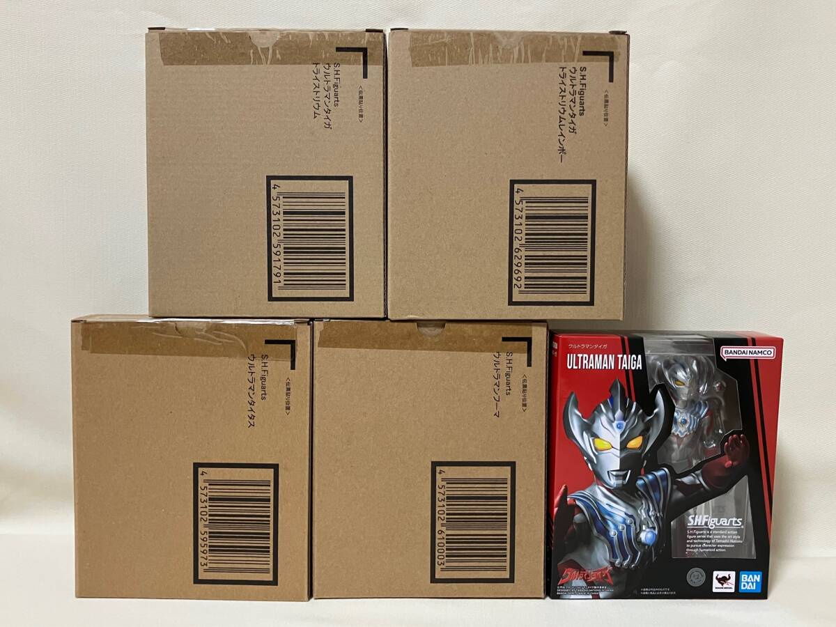 【フィギュアーツ ウルトラマン タイガ フーマ タイタス トライストリウム トライストリウムレインボー S.H.Figuarts】拍卖