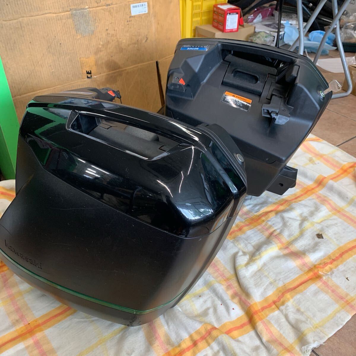 カワサキ NINJA1000 純正オプション パニアケース 左右セット ニンジャ ヴェルシス Ninja H2SX拍卖