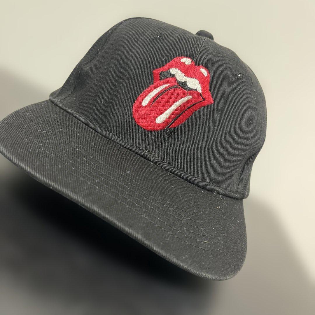 Used 90’sローリングストーンズツアーロゴ刺繍ベースボールキャップ拍卖