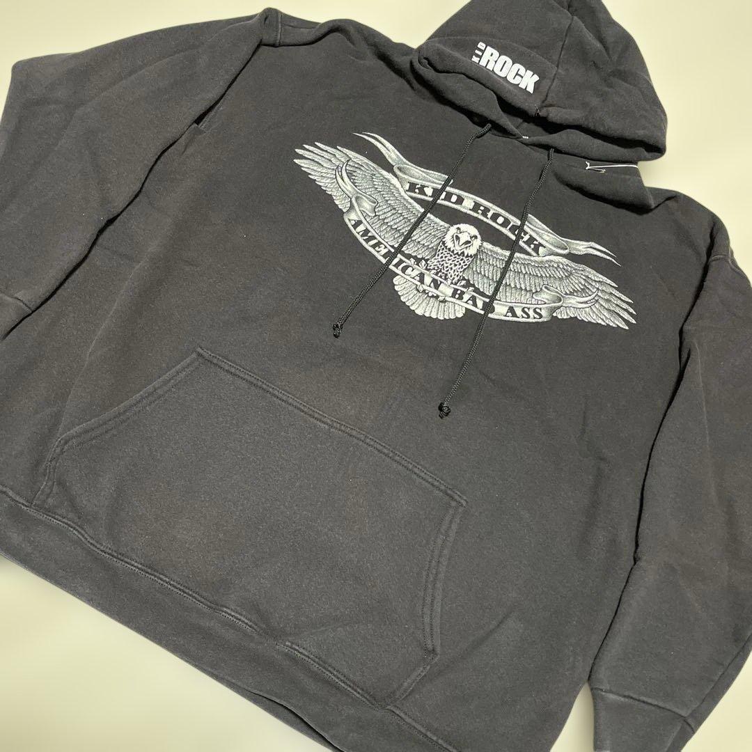 Used 00’sKid Rock アメリカンバッドアス パーカー ブラックXL拍卖