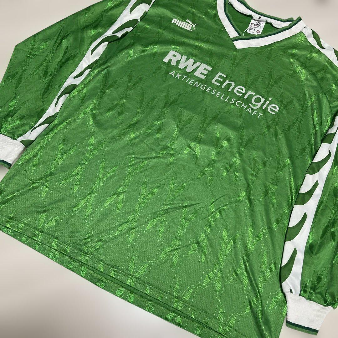 Used 80-90’sOLD PUMAプーマドイツ製サッカーユニホーム長袖XL拍卖