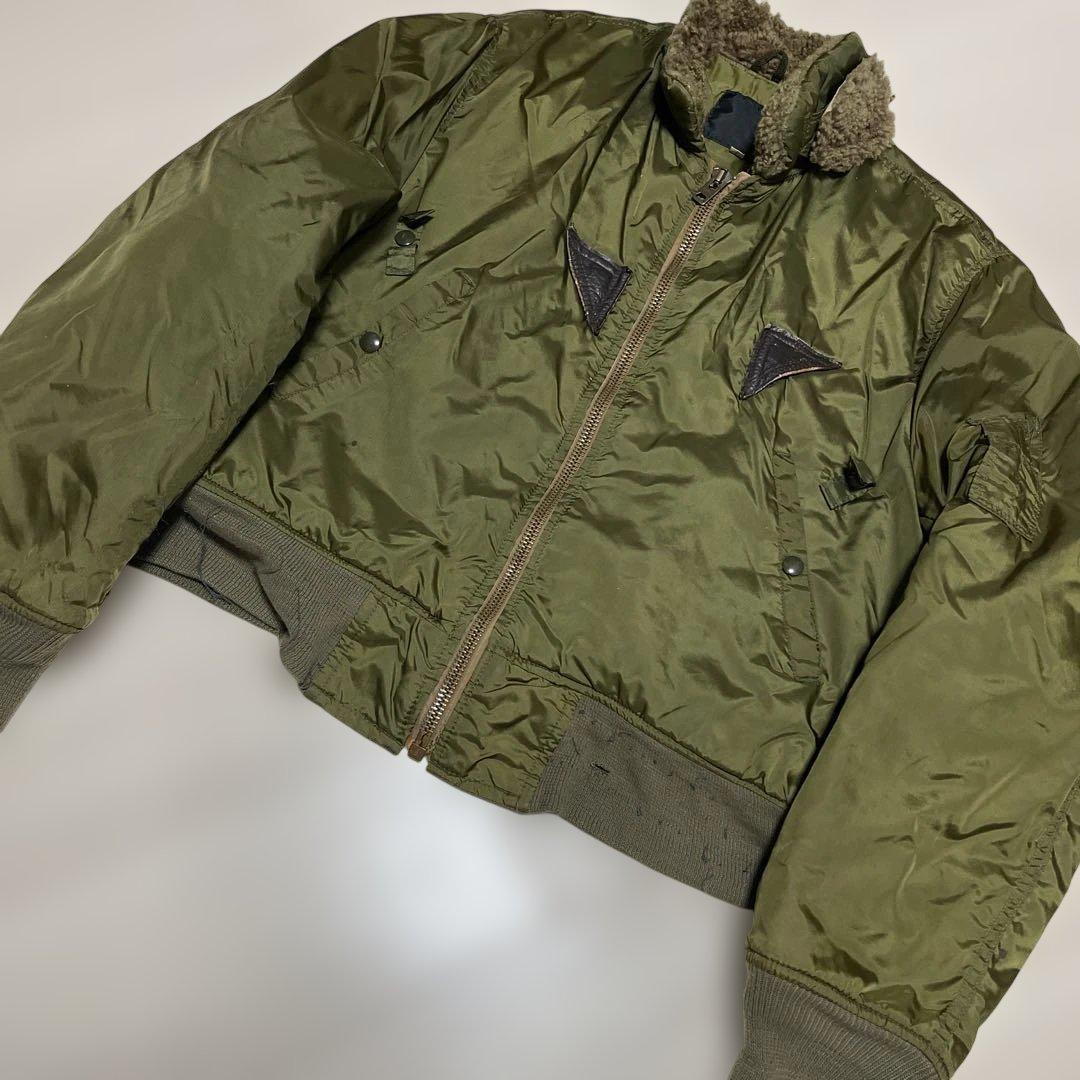 Used アメリカ製B-15Aレプリカ?民間?フライトジャケットL拍卖