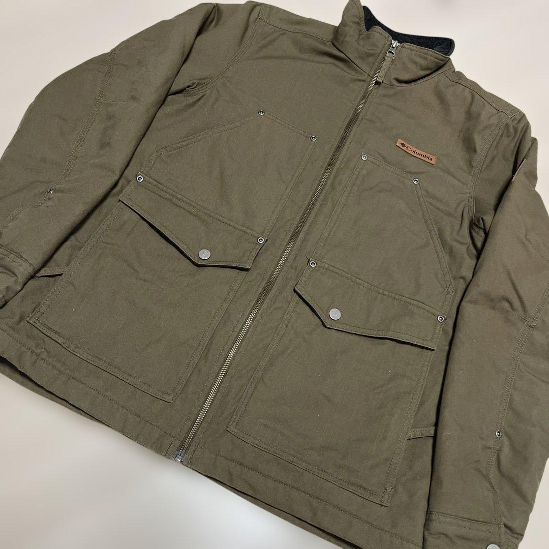 Used Columbiaコロンビアダック地ワークジャケットL拍卖