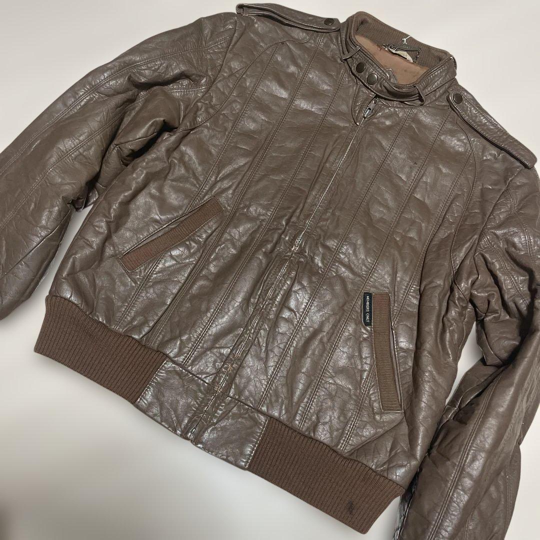 Used 80’s MEMBERS ONLYメンバーズオンリーシングル短丈40拍卖
