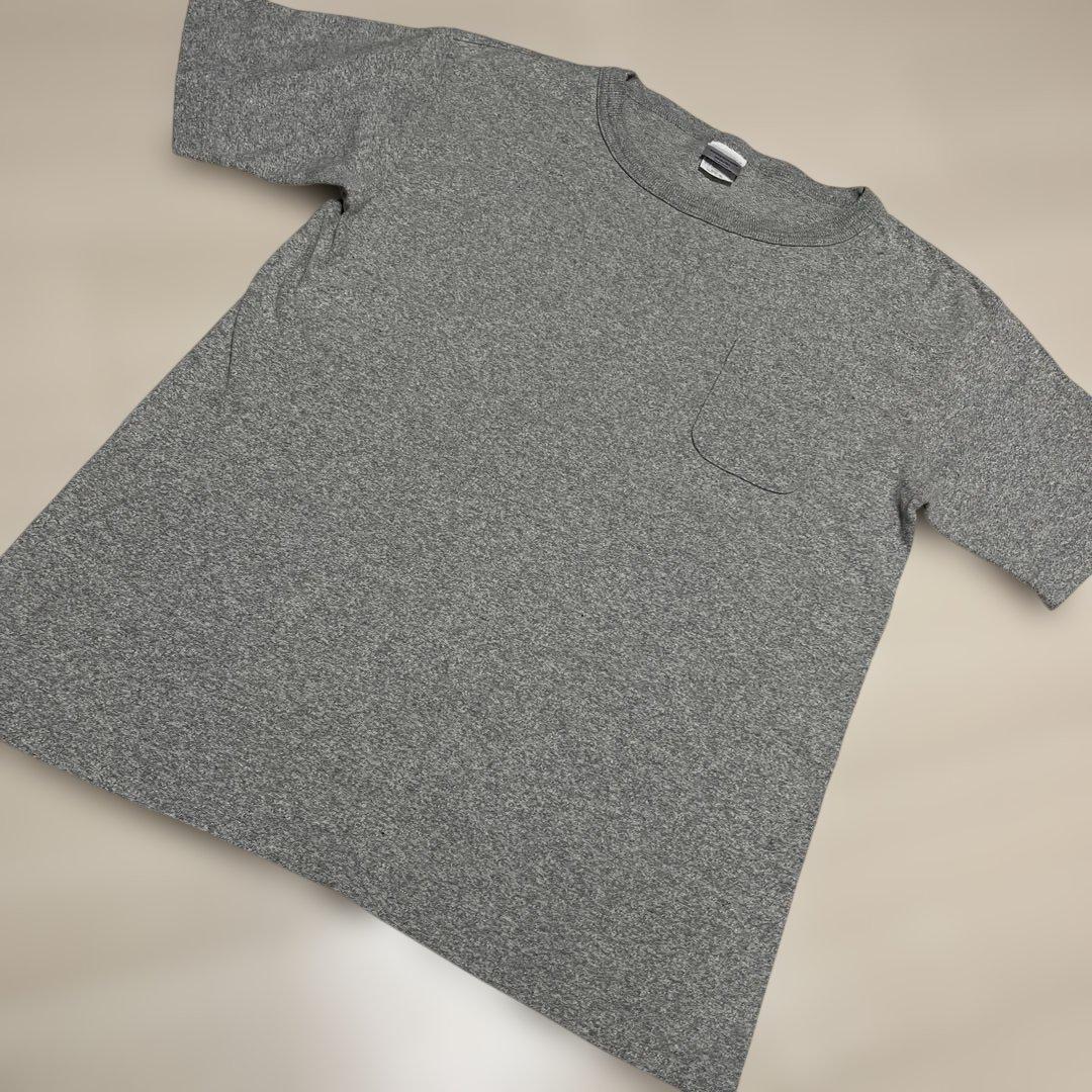 Used チャンピオンポケットTシャツ無地T1011 USA製M拍卖