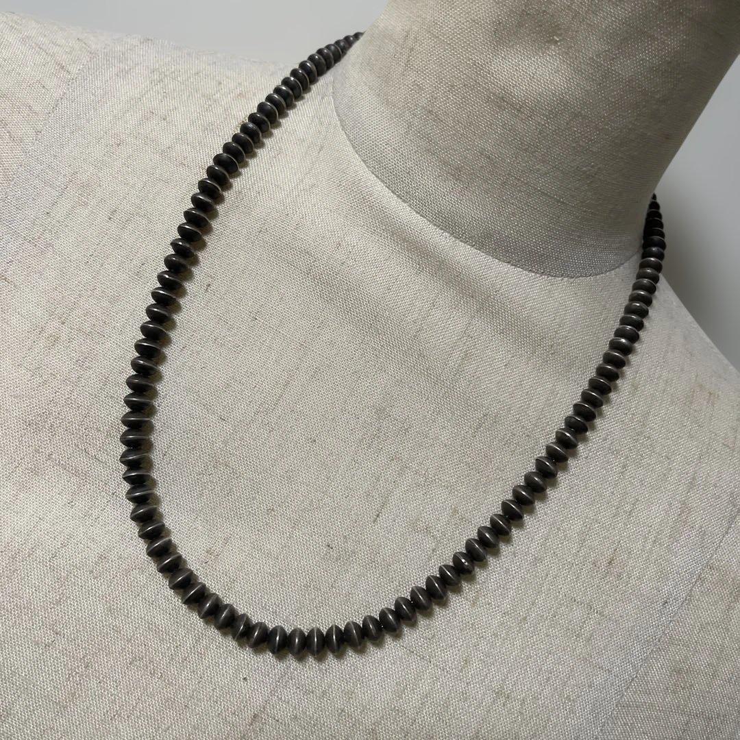 Used ナバホ族 Jan Mariano ハンドメイドビーズネックレスソロバン拍卖