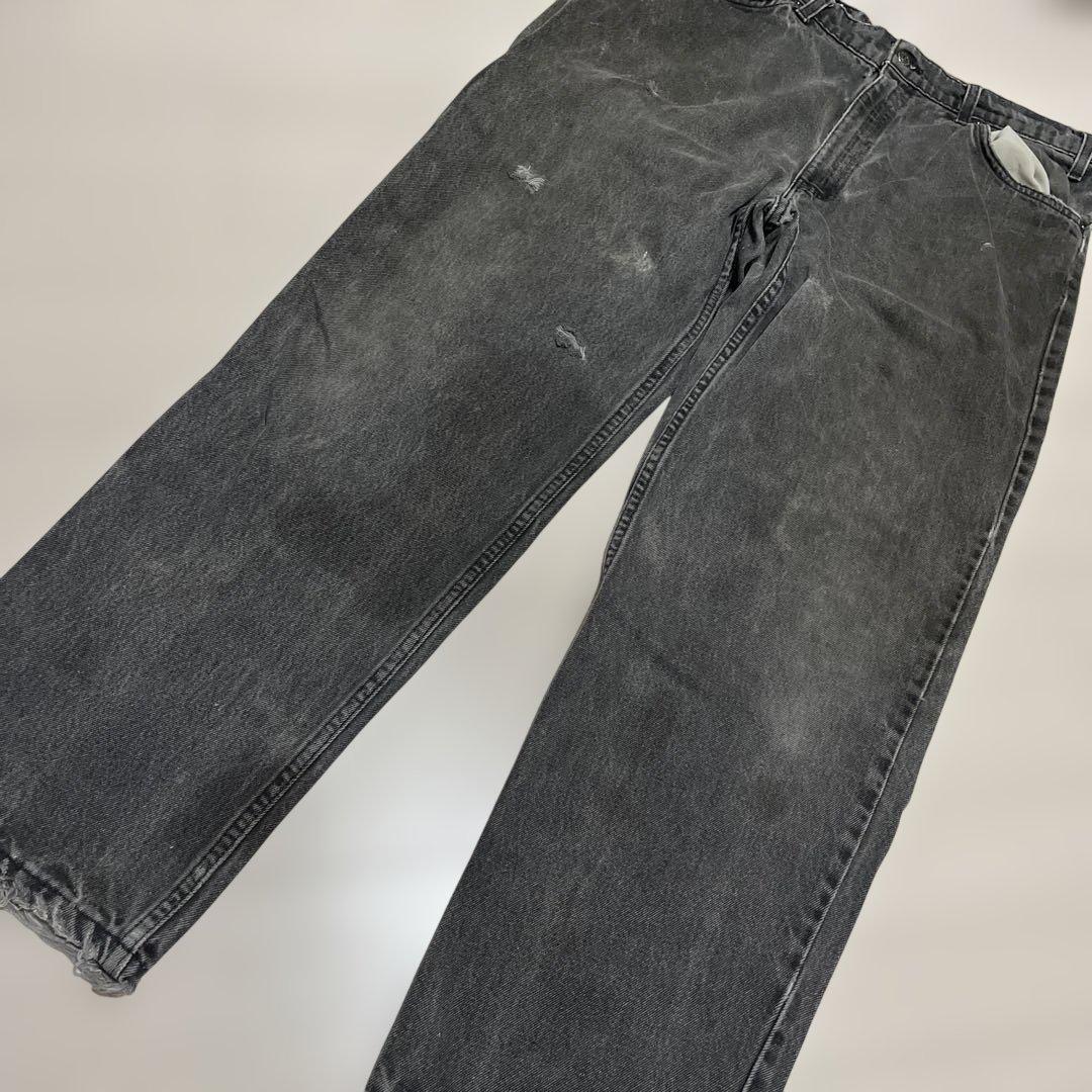 Used USA製90’sLevis550ブラックグレービックW38デニム拍卖