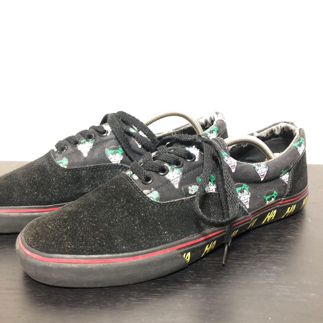 Used airwalk×DC comicsジョーカー柄スエードシューズ27.5拍卖