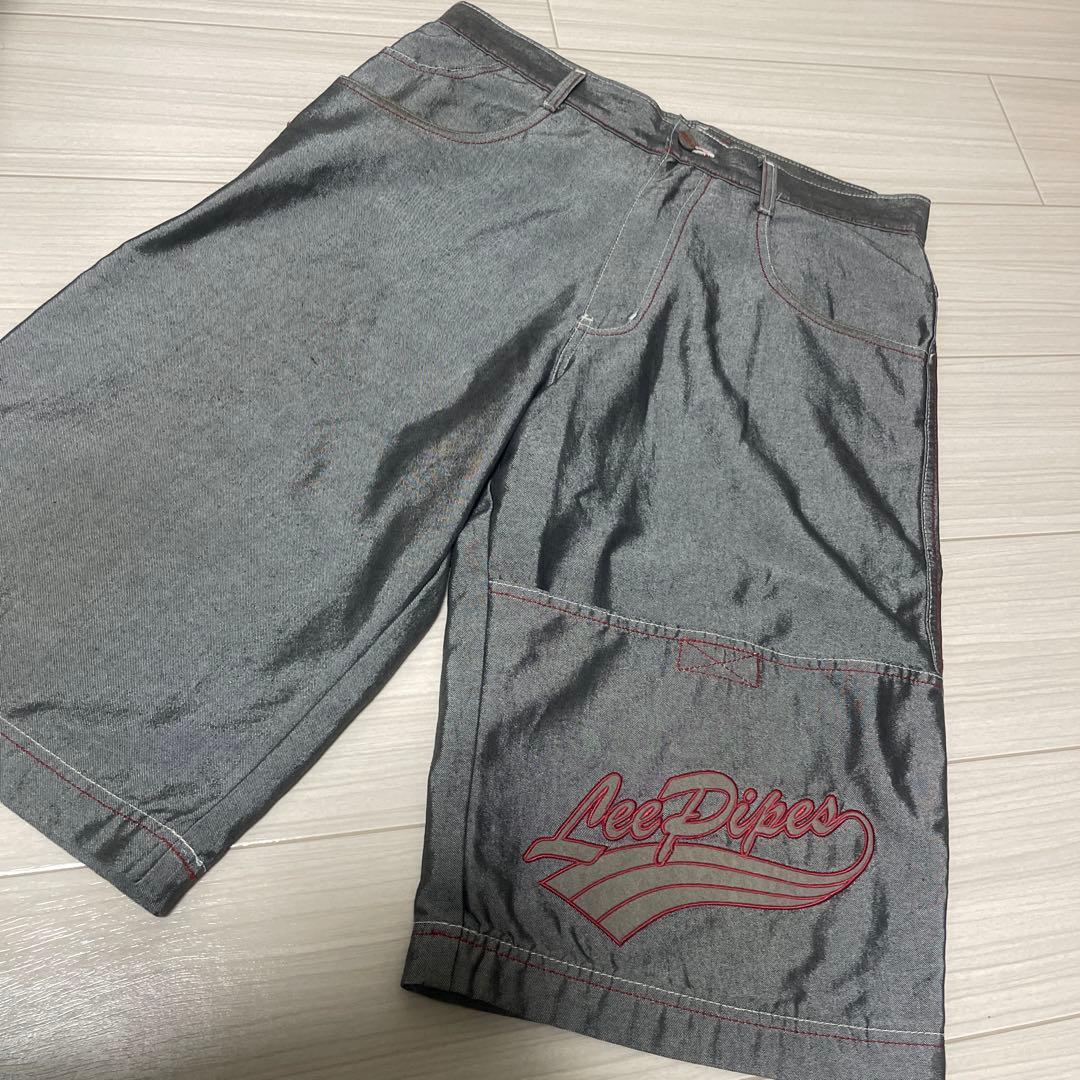Used 90’s00’sLee PipesリーパイプスY2Kグレーハーフパンツ拍卖