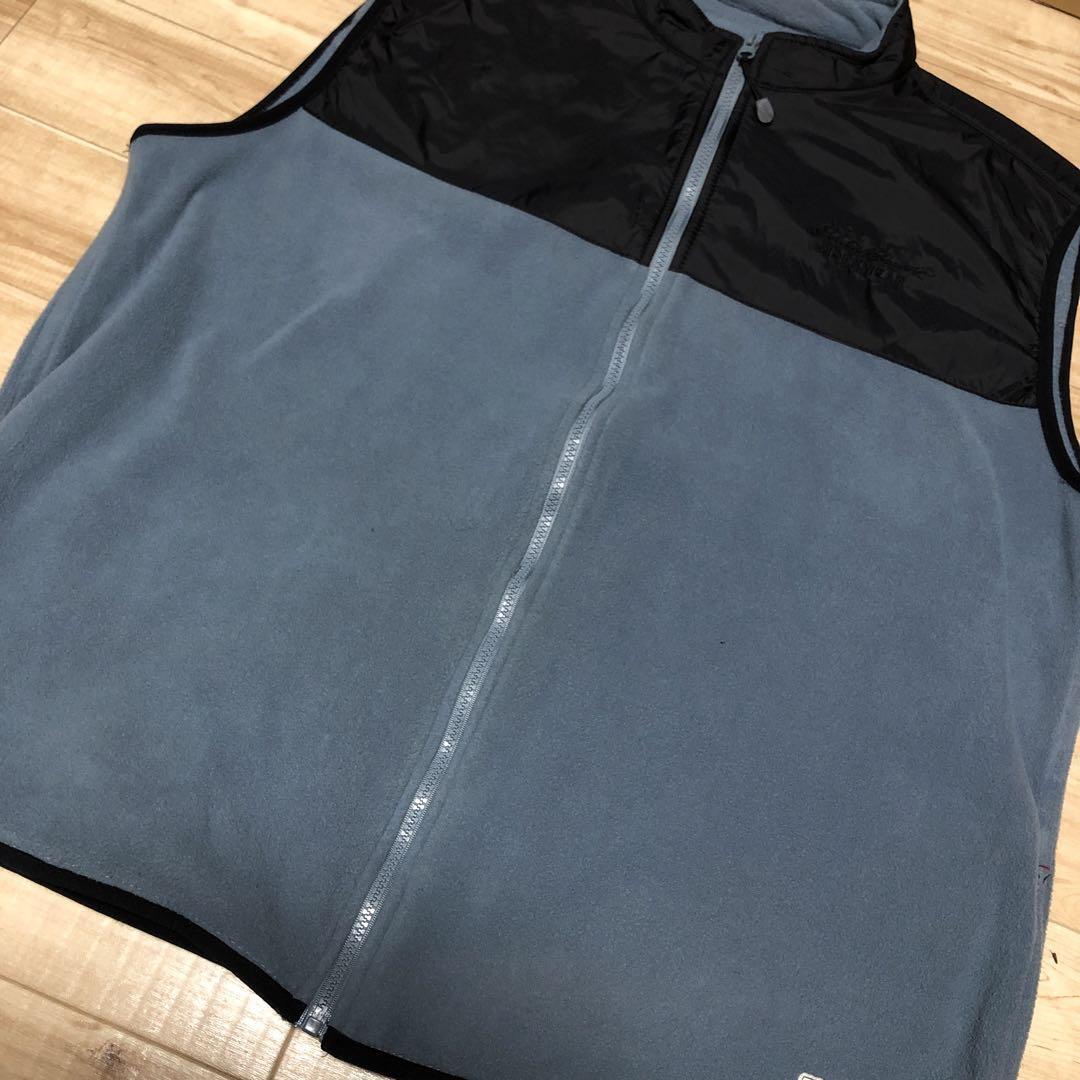 Used Eddie BauerエディバウアーワーカーベストナイロンフリースXL拍卖