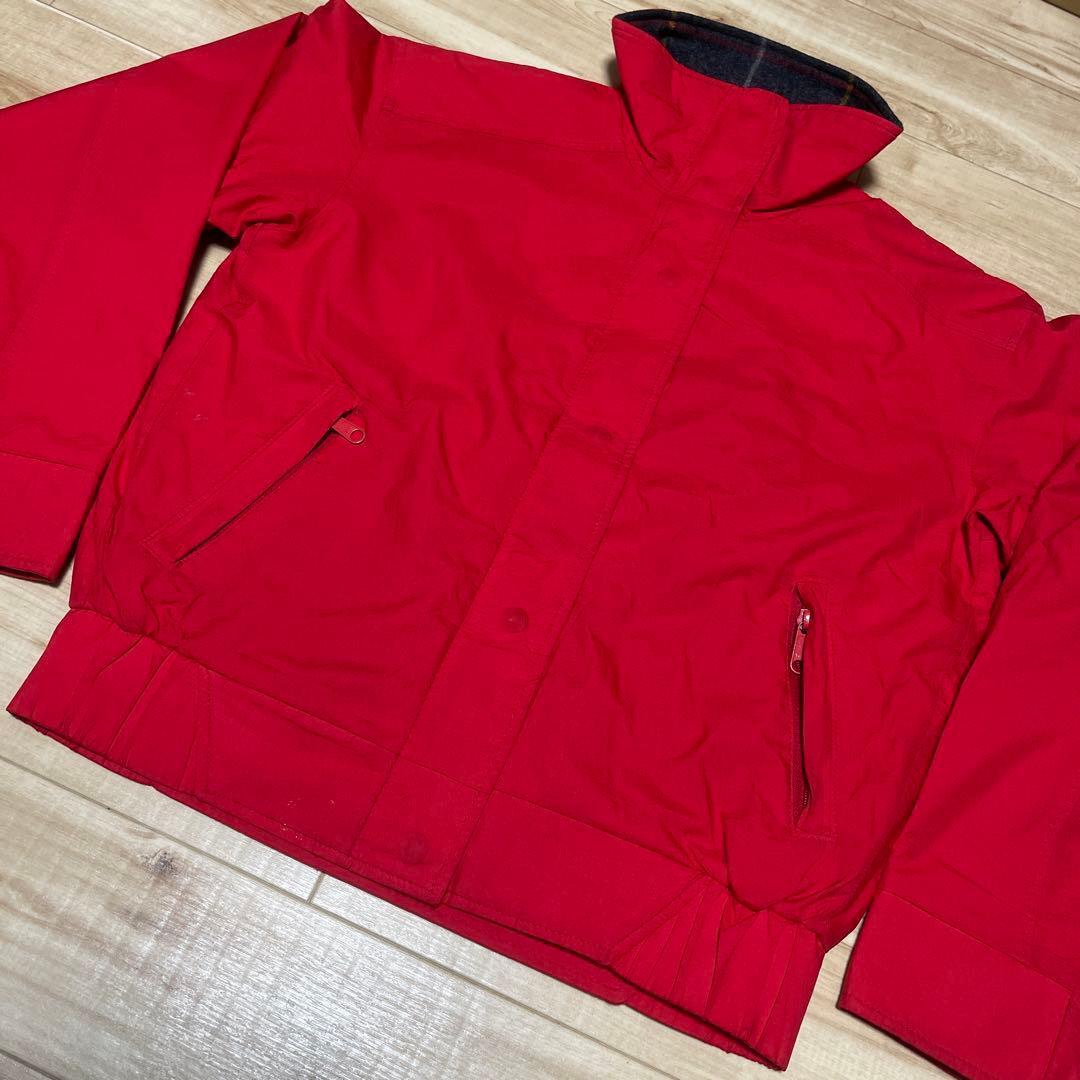 Used 80’swoolrichウールリッチgore-Texナイロン赤古着S拍卖