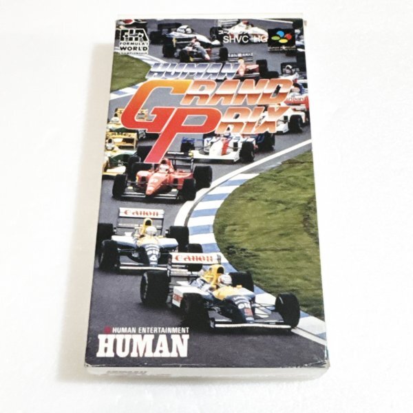 ヒューマングランプリ【箱・説明書付き】♪動作確認済♪3本まで同梱可♪ SFC スーパーファミコン拍卖