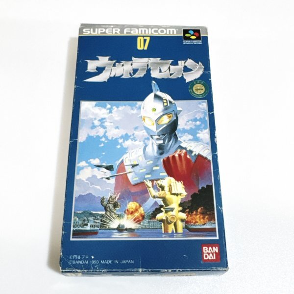 ウルトラセブン【箱・説明書付き】♪動作確認済♪3本まで同梱可♪ SFC スーパーファミコン拍卖