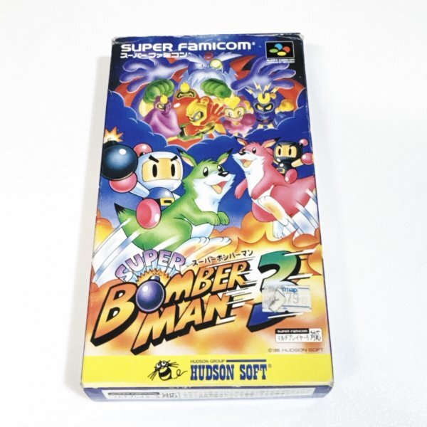 スーパーボンバーマン3【箱・説明書付き】♪動作確認済♪3本まで同梱可♪ SFC スーパーファミコン拍卖
