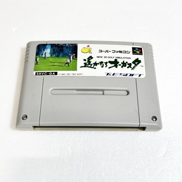 遥かなるオーガスタ ♪動作確認済♪5本まで同梱可♪ SFC スーパーファミコン拍卖