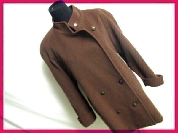 送料無料!良品★東京スタイル/LEPORTE★上質生地♪ウールコート★M拍卖