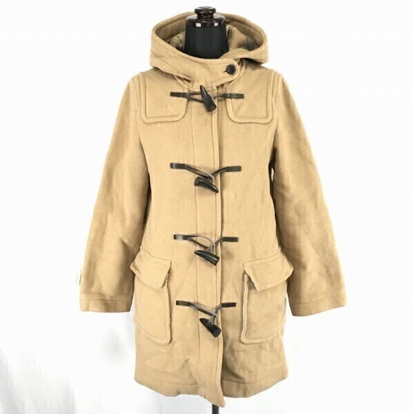 Vallombrosa バロムブローサ×ユナイテッドアローズ★高級ウール/膝丈ダッフルコート【レディース36/ブラウン系】A day in the life◆BF801拍卖