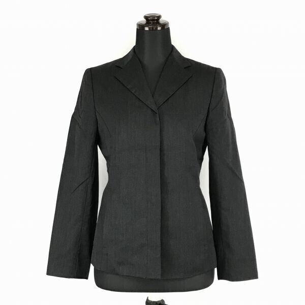 23区/オンワード樫山★ショート丈ウールコート/ジャケット【32/レディースS/黒/ブラック】◆BF826拍卖