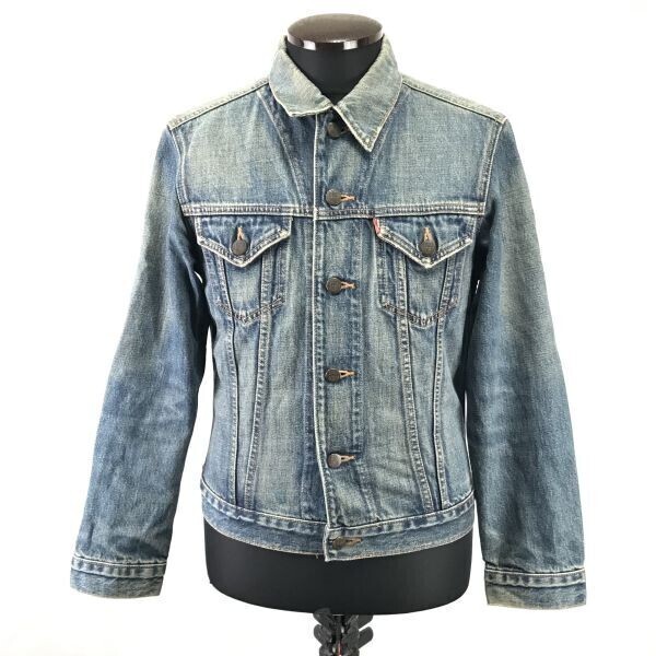 Made in Japan★ビッグジョン/BIG JOHN★デニムジャケット/ジージャン【メンズS/青/blue】Jackets/Jumpers◆pBH349拍卖