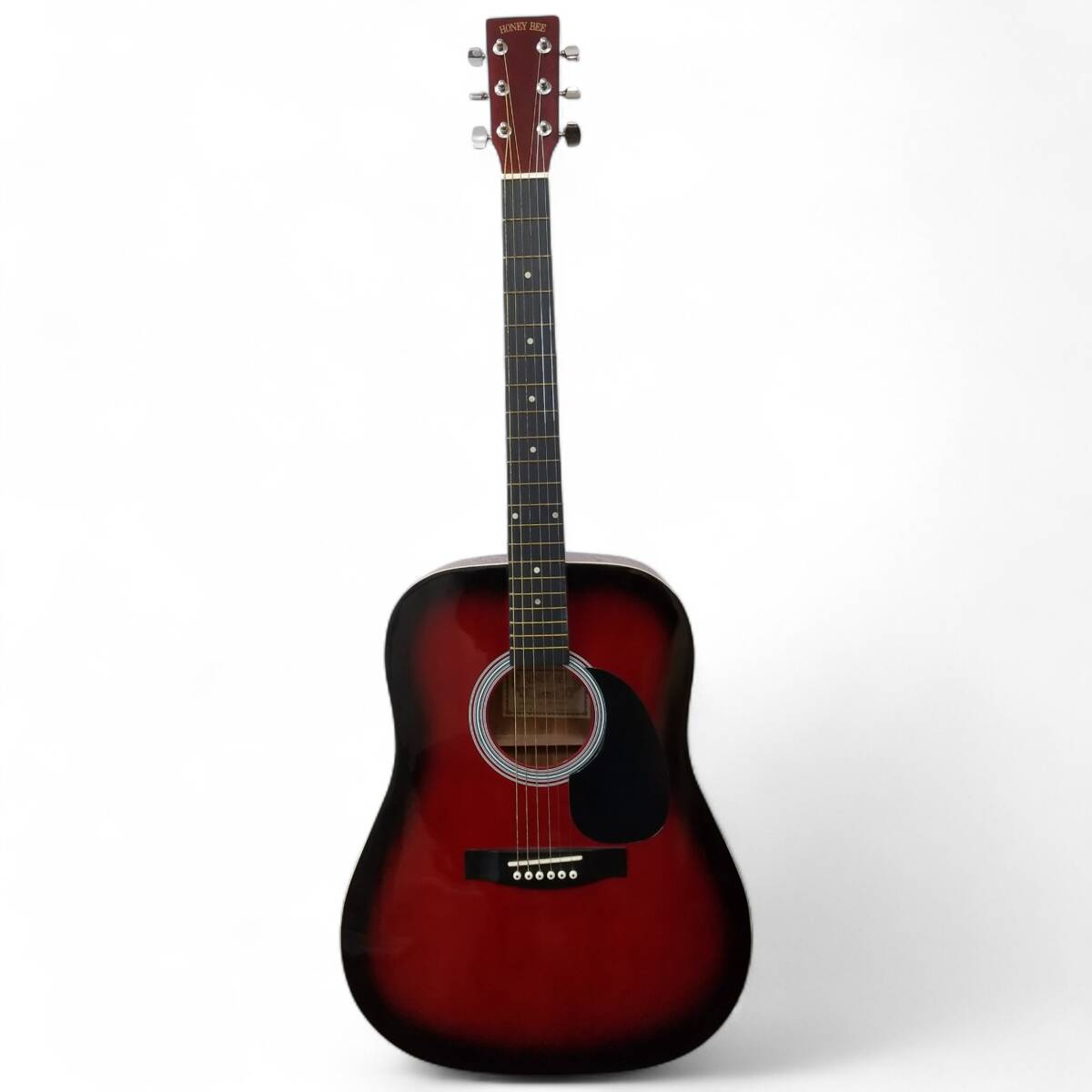 ◎ハニービー◎HONEY BEE W-15/WRS アコースティックギター ウエスタンタイプ ワインレッドサンバースト 即発送 ※引き取り歓迎拍卖
