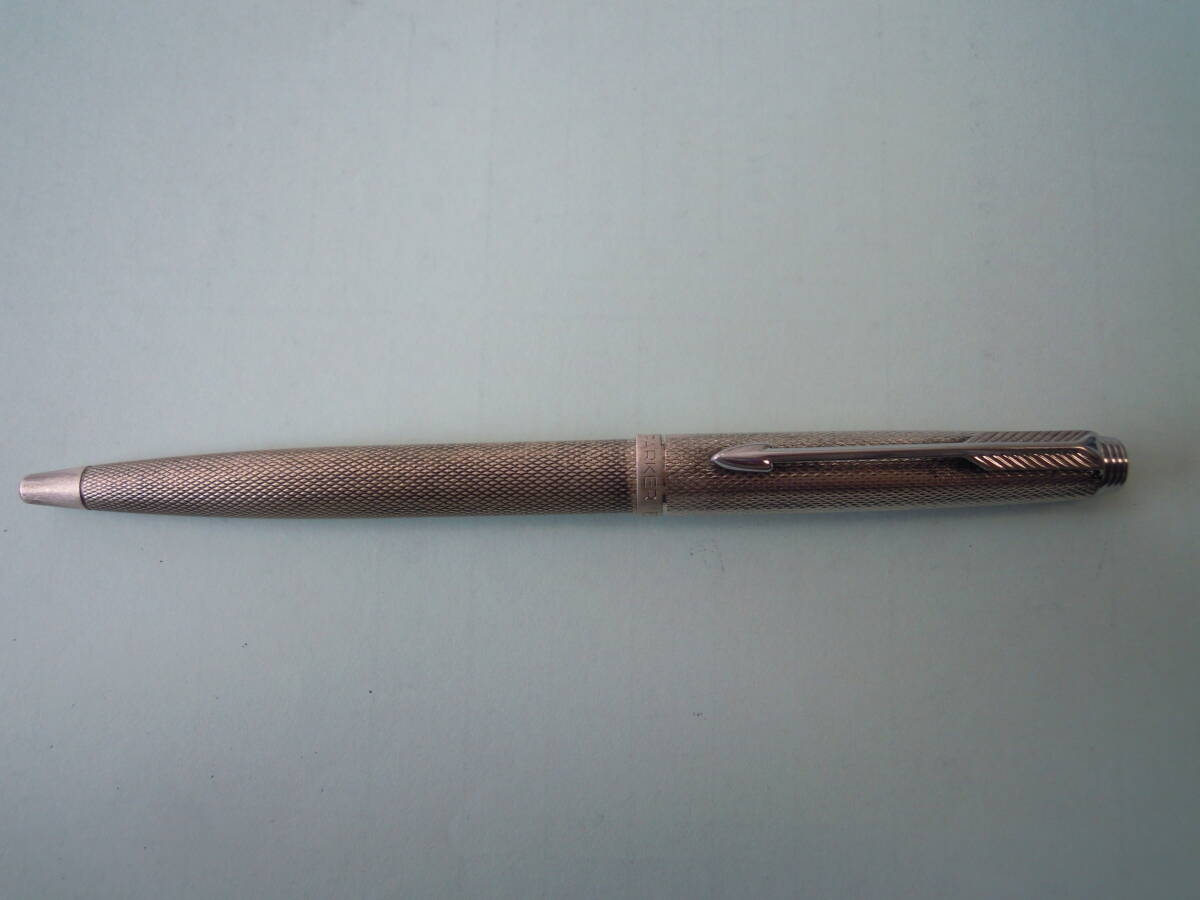 ⑧ PARKER/パーカー FRANCE 網目模様シルバー軸&シルバーアロー拍卖