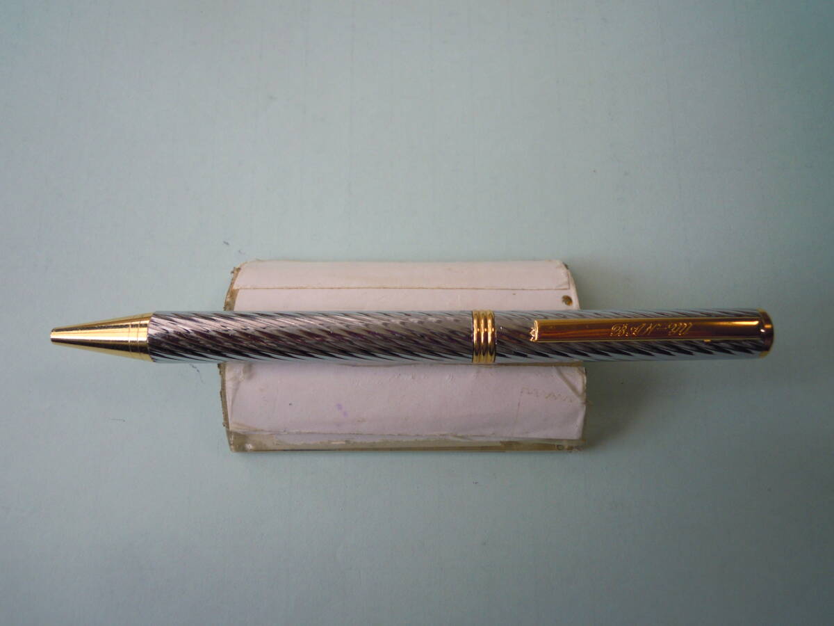 ⑤ BAN-YU シルバー俵模様スライド式ボールペン 拍卖
