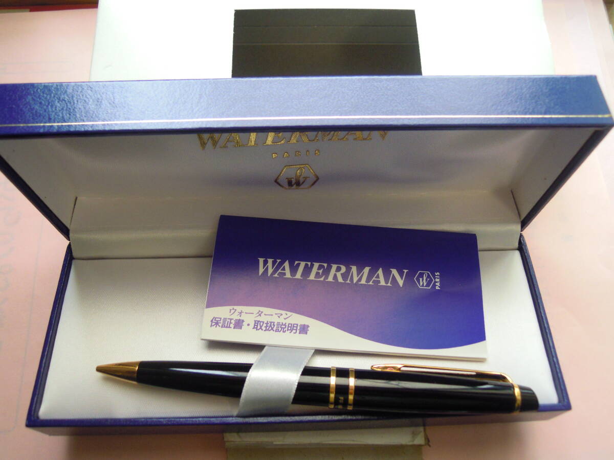 ②  WATERMAN ウォーターマン シャープペン ブラック軸&ゴールド装飾拍卖