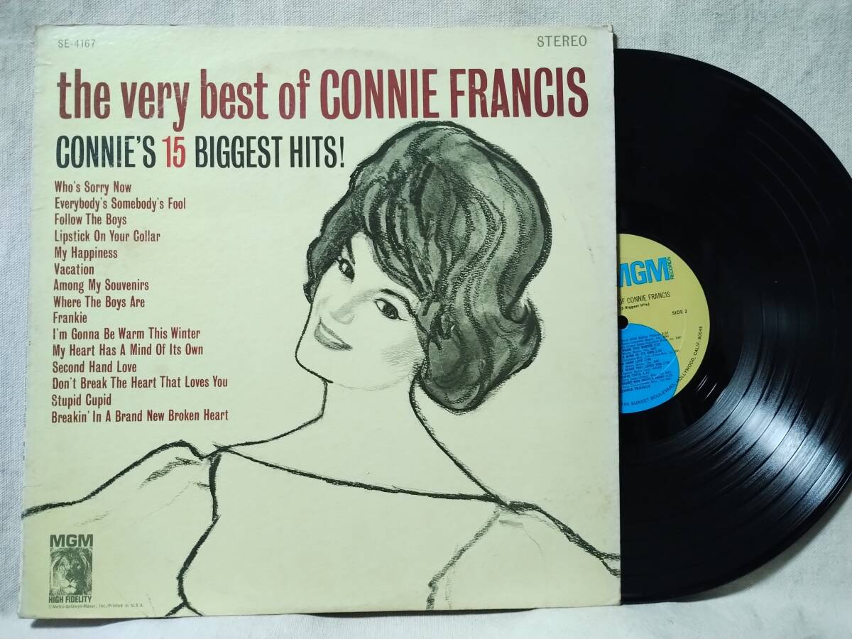 ●コニーフランシス ベスト盤★US盤 MGM★アナログ盤★670MP拍卖